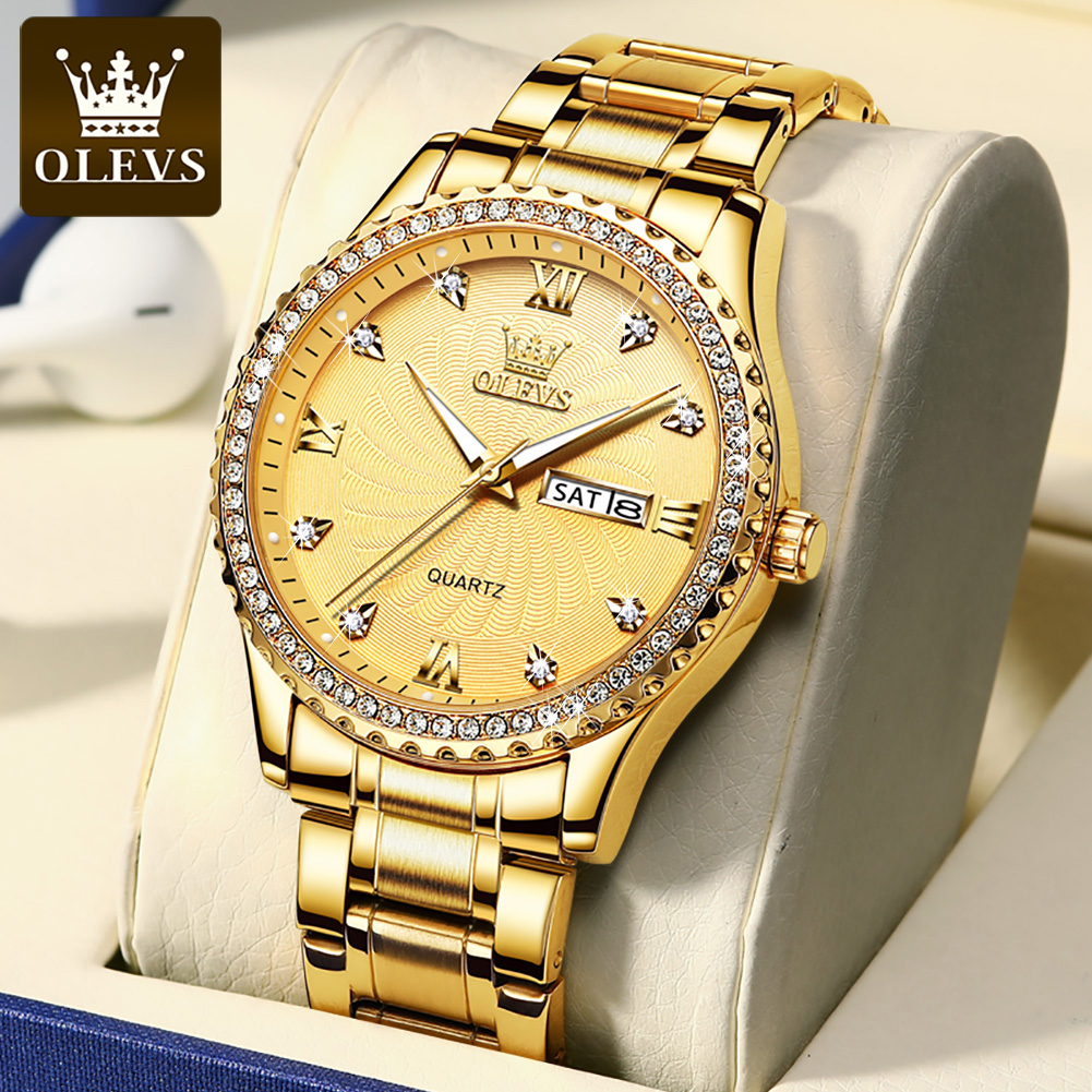 Luxury Watch Magazine - Relógio de Quartzo de Luxo OLEVS