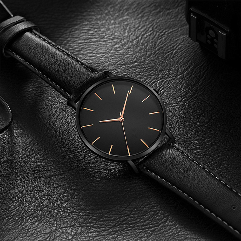 Luxury Watch Magazine - Estilo simples analógico quartzo relógio masculino