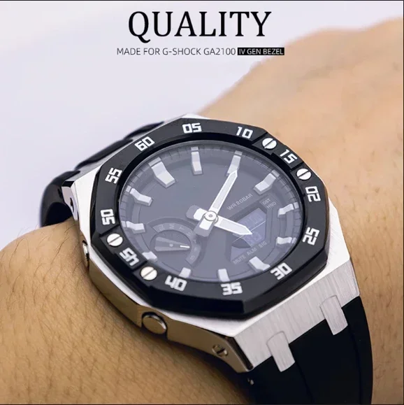 CasiOak Metal Bezel Modificaçã - Audemars Piguet Watch Royal Oak avaliação e preço